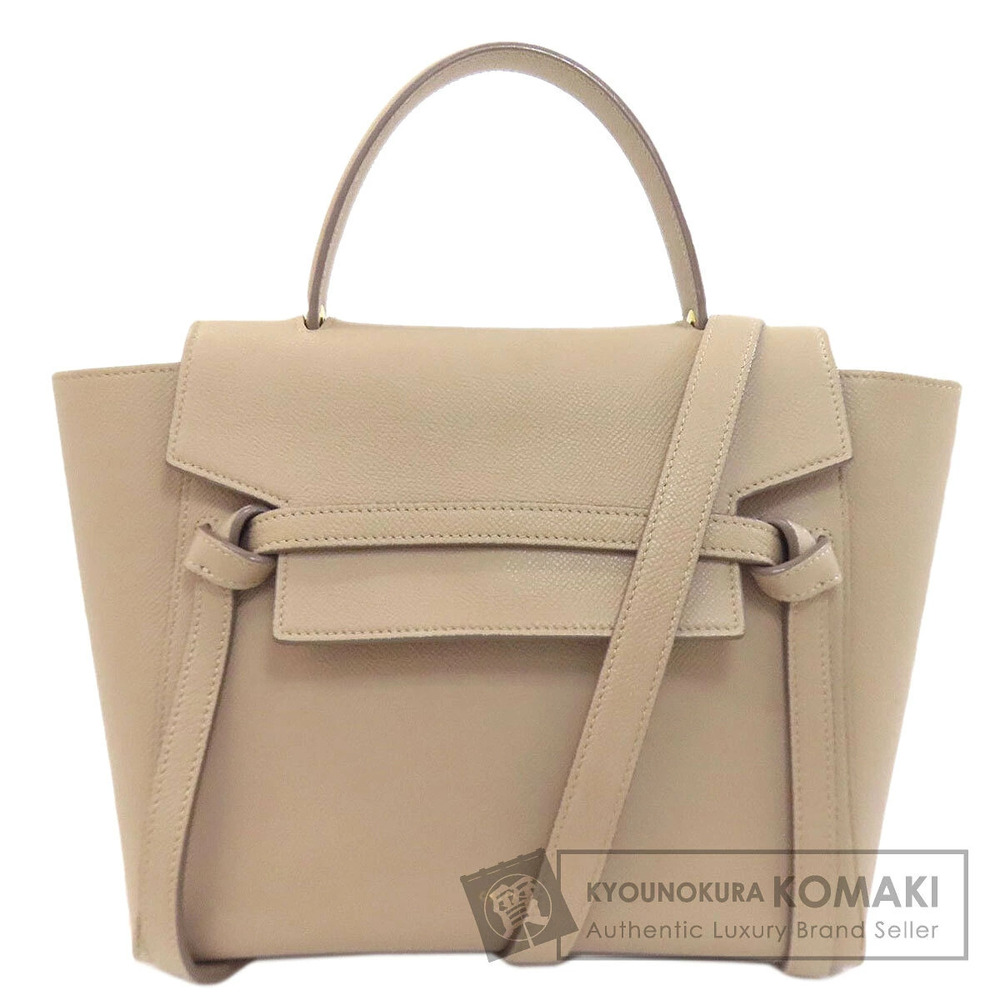 Celine Belt Leather Crossbody Bag Handbag Calfskin